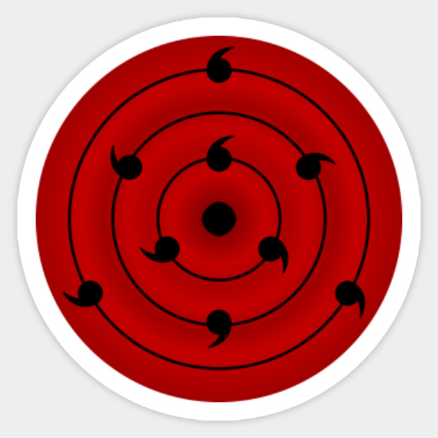 Naruto Rinne Sharingan Naruto Sticker TeePublic